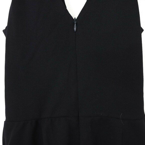 Aqua Cora Scuba Romper Size XS Bow Shoulder Sleeveless Navy Blue NWT B65 - Picture 4 of 5